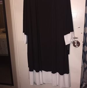 Black/white dress